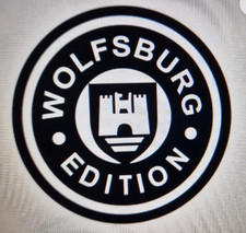 2x Wolfsburg edition 7cm diameter sticker car moto sticker tuning styling