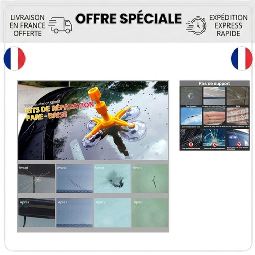Kit réparation pare - réparation, pare-brise