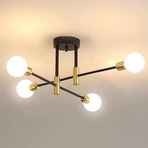 Lustres plafonnier industriel - lustres,