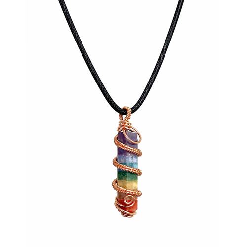 Bijoux collier gemme reiki - collier,