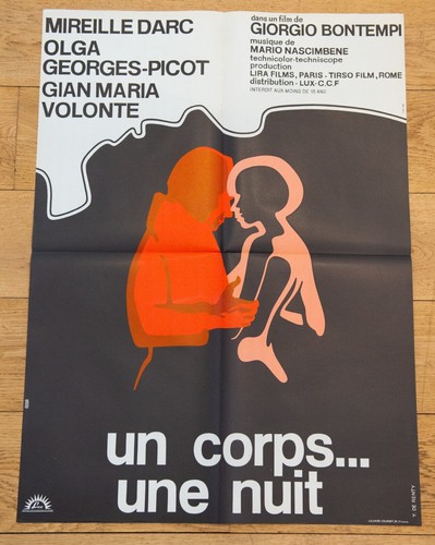 Corps une nuit affiche - corps,