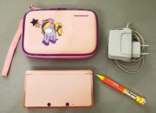 Console portable NINTENDO 3DS rose + chargeur + stylet - Pal France 
