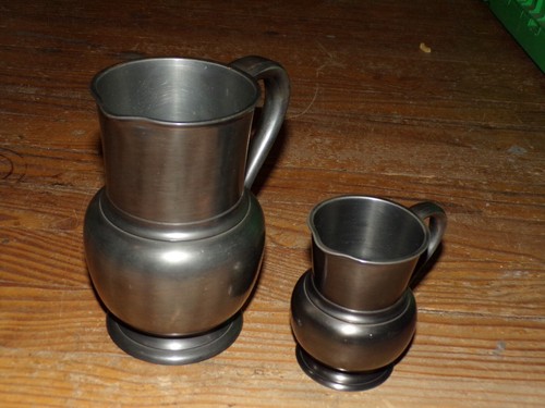 Petits pot pichet étain - petits,