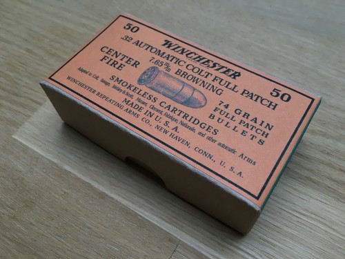 Empty browning ammo - 7.65, box