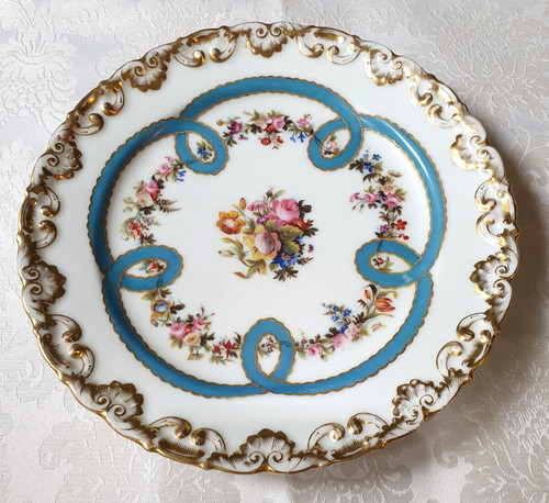 Assiette porcelaine b - porcelaine, j.b