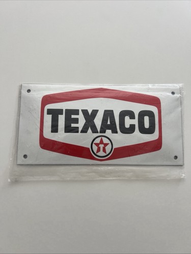 Plaque émaillée texaco - plaque,