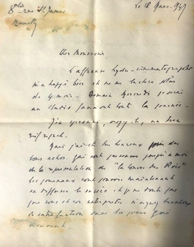 Pierre fresnay lettre - pierre,