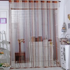  100 *200cm Rideau Porte Fenetre Rideaux Pour La Chambre Transparente