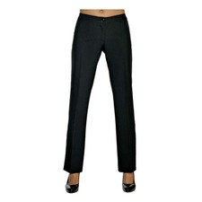 Pantalon De Serveuse Femme Tendance Noir Polyester - Isacco - Réceptionniste