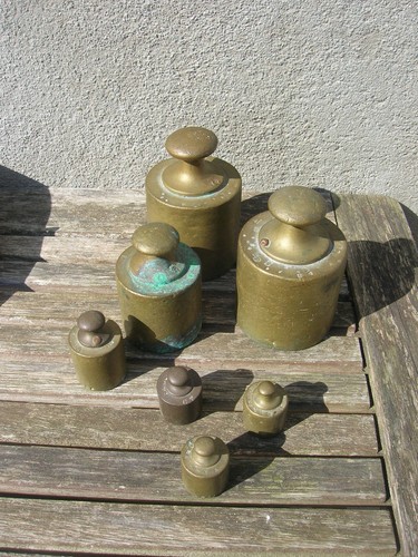 Lot poids balance - 7,