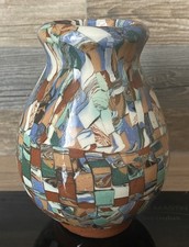JOLI VASE ANCIEN MOSAÏQUE