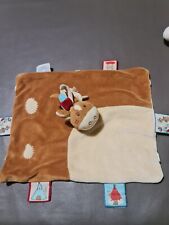 Doudou Plat poney cheval Pinto