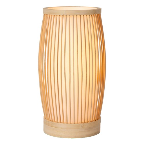 Lampe table bambou papier - table,