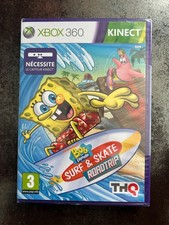 Jeu Xbox 360 neuf sous blister " Bob l'éponge: Surf & Skate Roadtrip "