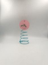 Horloge Ressort Rose Vert Vintage Années 80 90 Design Postmoderne dlg Memphis