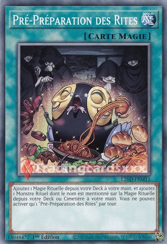 Pré préparation - yu-gi-oh!, pré-préparation