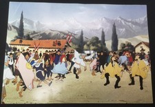 TINTIN ET LE TEMPLE DU SOLEIL  AFFICHE DE CINEMA FORMAT A4 1969 