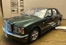 FRANKLIN MINT 1998 BENTLEY ARNAGE GREEN 1:24 Scale DIE-CAST Model Car w/Box
