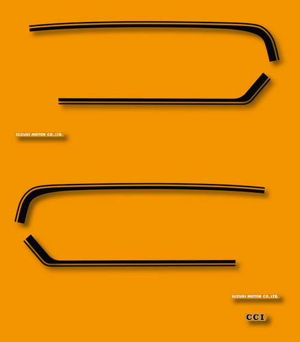 Suzuki gt125m kit sticker - gt125m,