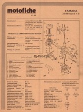 Fiche Technique Moto : YAMAHA