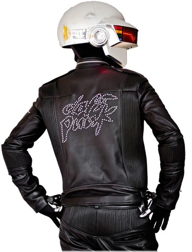Blouson moto noir - , cuir
