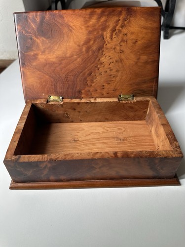Boite ancienne bois - en,