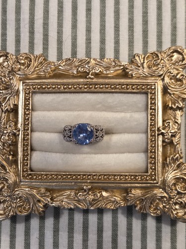 Tacori blue stone - stone, cushion