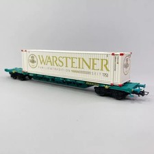 RIVAROSSI HR6578 Wagon porte conteneur Sgnss "Warsteiner NEUF EN BOÎTE