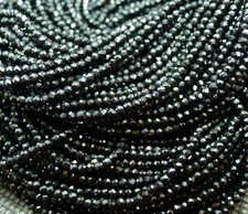 36cm Rang Perles Ronde Facette