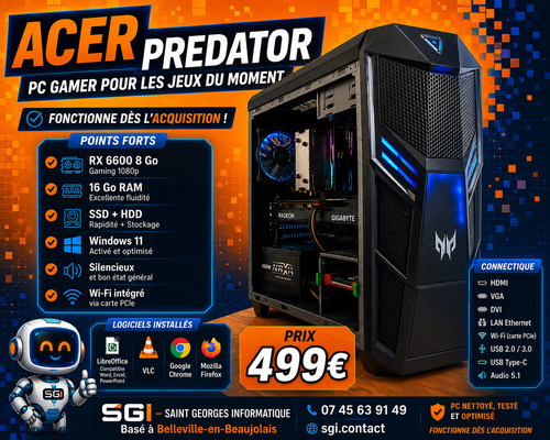 Acer predator 16go ssd - predator,