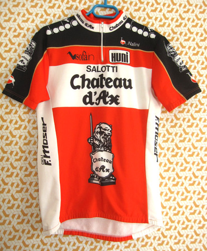 Maillot cycliste chateau ax - cycliste, d'ax