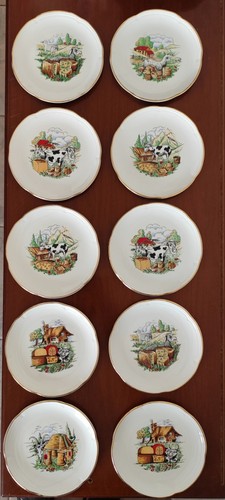 Assiettes fromage orchies - assiettes,