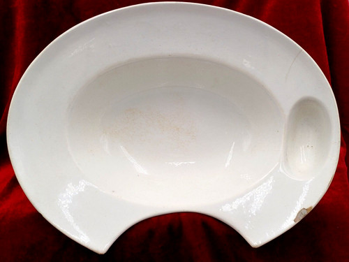 Plat barbe faience - a,