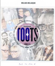 XE50728 Belgium 2022 Toots Thielemans jazz musician sheet MNH fv 15,6 EUR
