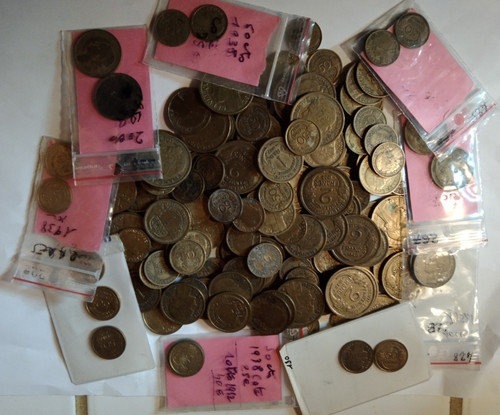 Lot pièces monnaie - , morlon