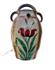 Imposante et rare chevrette ou gargoulette en grès signée Louis LOURIOUX