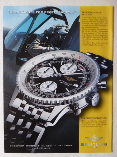 2001 pub breitling watches - breitling,