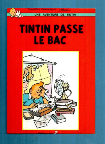 Tintin carte postale - tintin.,