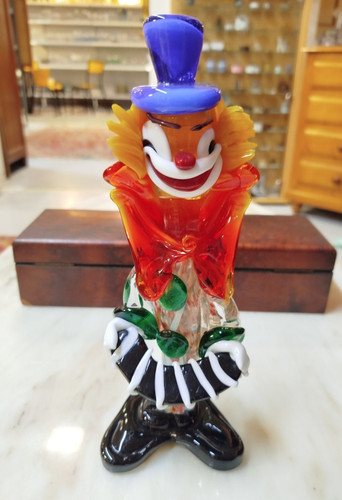 Clown verre murano verrerie - clown,