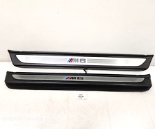 ✅ OEM BMW M6 F13 Coupe Front Door Sills Cover Illuminated Trim Scuff Plate SET *