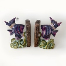 Paire De serre livres Poissons