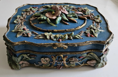 Ancien coffret bois boite - ancien,