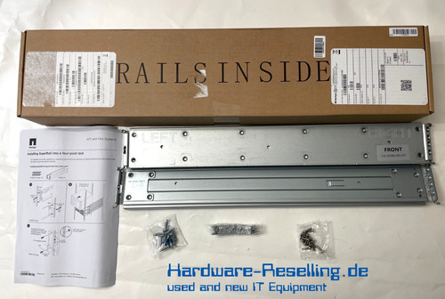 Netapp rails rack pouces - netapp, 19