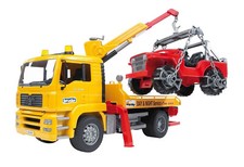 BRUDER - Camion 4x2 MAN TGA dépannage avec Jeep jouet BRUDER - 1/16 - BRU2750
