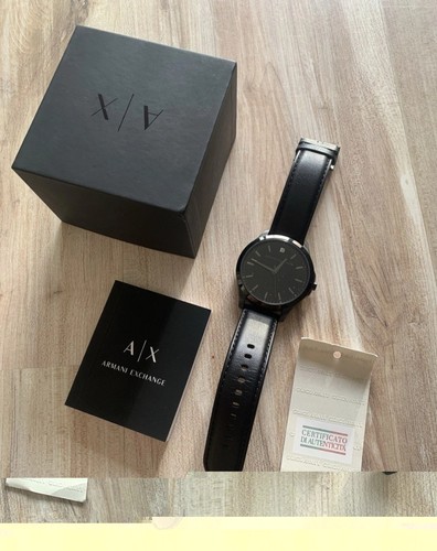 Montre armani neuve noir watch - armani,
