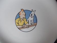 HERGE superbe assiette Tintin