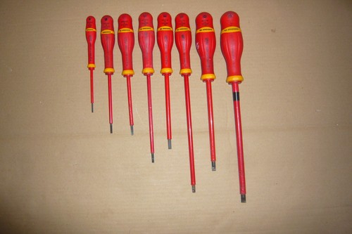 Lot tournevis plat fente - 8,