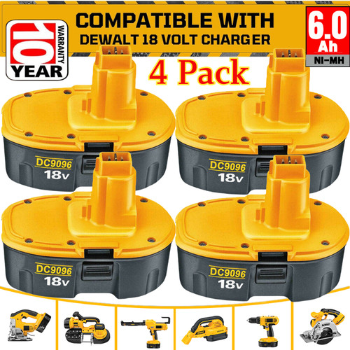 18v replace for - (4-pack),