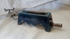 old gas stove heater craft tool hairdresser cast iron enamel rare