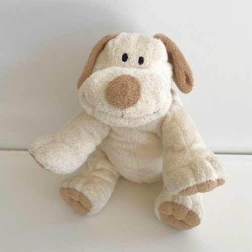 Peluche doudou chien beige - peluche,